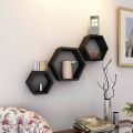 Horizon Design wall shelves wooden show piece stand.Showpiece shelf stand shelves holder for office living room bathroom kitchen reading room home decor items.wooden Showpiece gift stand.Modern home decor products. Amazon decor items. Colourful wall mount. 
