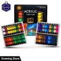 Keep smiling acrylic paint set of 36 colors x 30ml set. 
