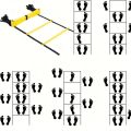 Agility Ladders with Nylon Straps for Speed Training Sports Flexibility Football Energy Ladder Equipment for Athletic Performanc.