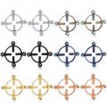 2pcs Stainless Steel Fake Nipple Rings for Women, Various Colors Clip On Nipple Jewelry Non Piercing Nipple Ring. 