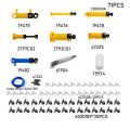 MOC Technical Hose Air Pump Tank Push Rod Putter Switch Piston Pneumatic Parts Compatible With legoeds 9641 42043 47225 61904. 