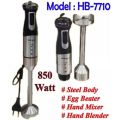 Miyako Electric Hand Blender/ Hand Mixer/ Egg Beater 850 watt HB-7710 High & Low Function. 