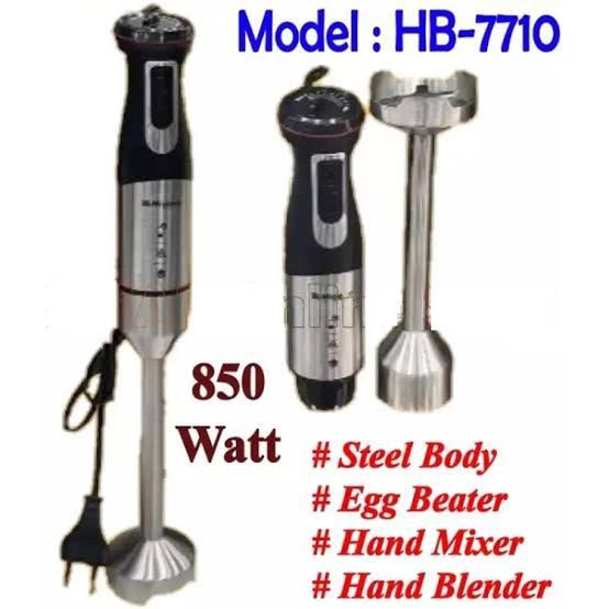 Miyako Electric Hand Blender/ Hand Mixer/ Egg Beater 850 watt HB-7710 High & Low Function