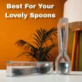 Modern Transparent Spoon Holder for Kitchen – Sleek & Stylish Design (2 Pcs). 