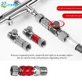 ●1 Set 1/8 Inch BSP Male And Female Connections Adapter Air Brush Parts Airbrush Quick Disconnect Coupler Release Fitting Plug. 