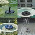 Solar Floating Fountain Floating Solar Fountain Garden Water Fountain Pool Pond Decoration Solar Panel Powered Fountain.