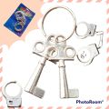 hands cuff for kids metal body with keys. 