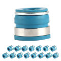 16pcs Valve Stem Oil Seals Set Fluororubber Excellent Sealing Parts Fit for GM SBC V8 Engine new. 
