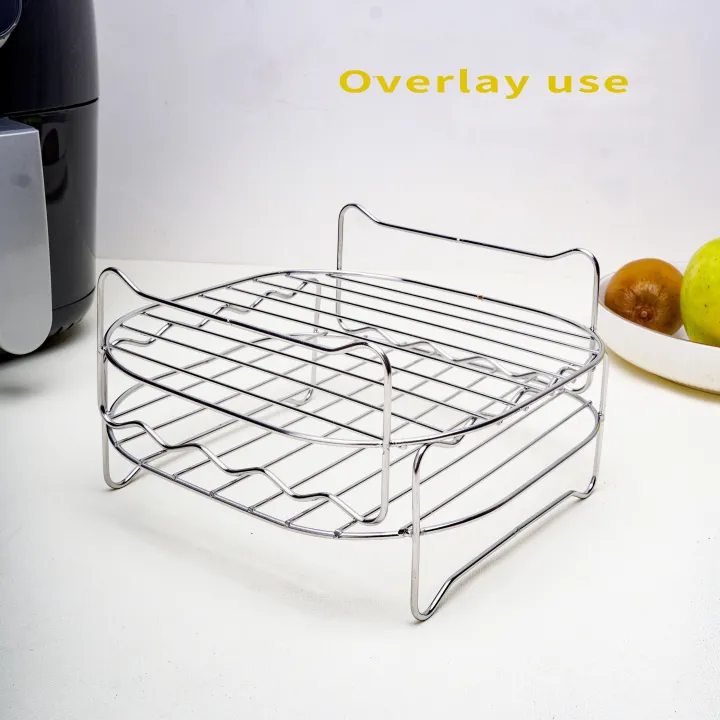 Air%20Fryer%20Double%20Layer%20Rack,%20Air%20Fryer%20Accessories%20Multi-purpose%20Rack%20-%20Image%202