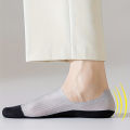 3Pairs Men's Invisible Socks Thin Breathable Comfortable High Quality Waffle Pattern Boat Sock Sweat-absorbing Casual Mesh Sox. 