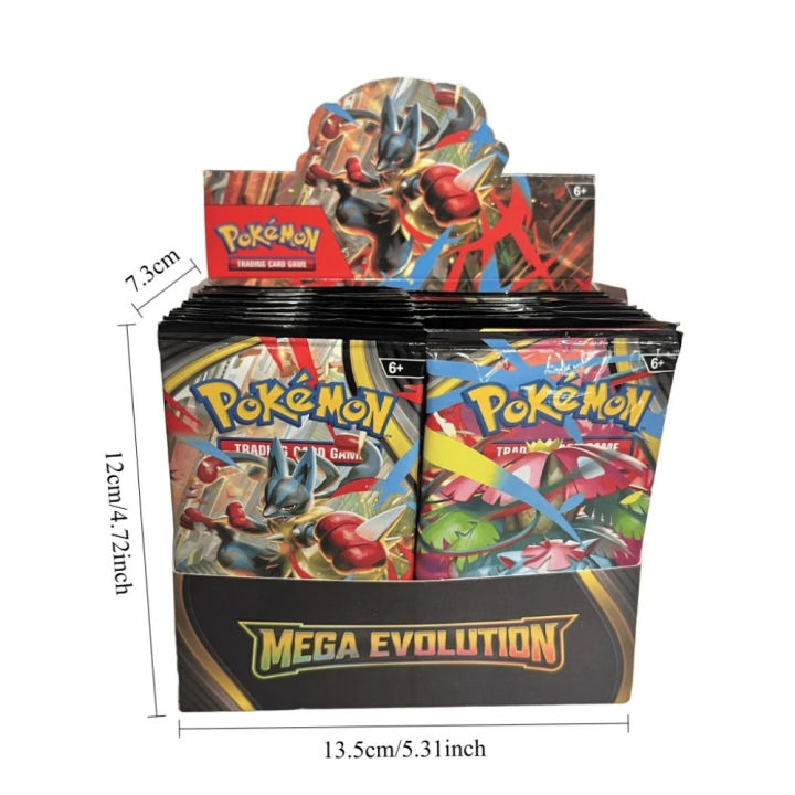 MEGA%20EVOLUTION%20SCARLET&VIOLE%20360PCS/Set%20Pokemon%20Card%20151%20Prismatic%20Evolutions%20Black%20Bolt%20English%20Booster%20Battle%20Transaction%20Card%20-%20Image%204