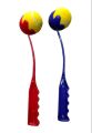 cricket ball throwing stick for tapball and tennis ball in multi colours. 