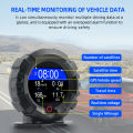 X95 GPS Head Up Display Horizontal Slope Meter Inclinometer Speedometer Car Compass Pitch Tilt Angle Altitude Latitude Longitude. 