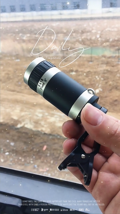 8X 18 Zoom Telephoto Lens for Mobile Phones – HD Monocular Telescope Lens with 100x Zooming Capability, Zoom Light, Rechargeable LED Torch, Mirror, and Camera Zoom Lens – Portable and Universal Fit