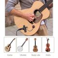 Plastic+Metal Guitar Pickup - Easy Install Piezo Contact Microphone for Violin & Guitar Professional Clip-on Pickup Guitar Parts. 