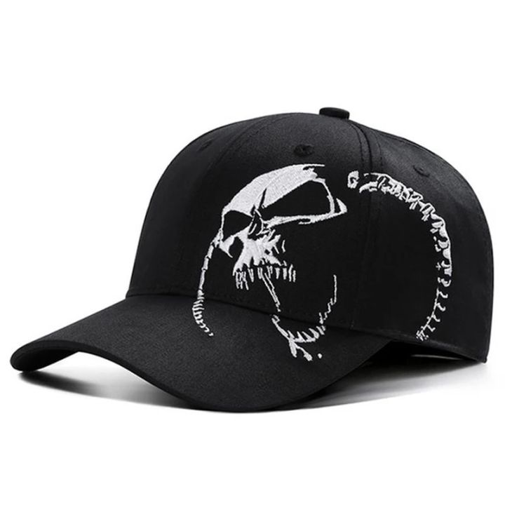 Unisex%20Side%20Skull%20Pattern%20Embroidery%20Baseball%20Caps%20Spring%20and%20Autumn%20Outdoor%20Adjustable%20Casual%20Hats%20Sunscreen%20Hat%20-%20Image%203