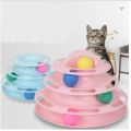 New Design Interactive Plastic Pet Cat Disk Scratcher Toy Cat Toys.