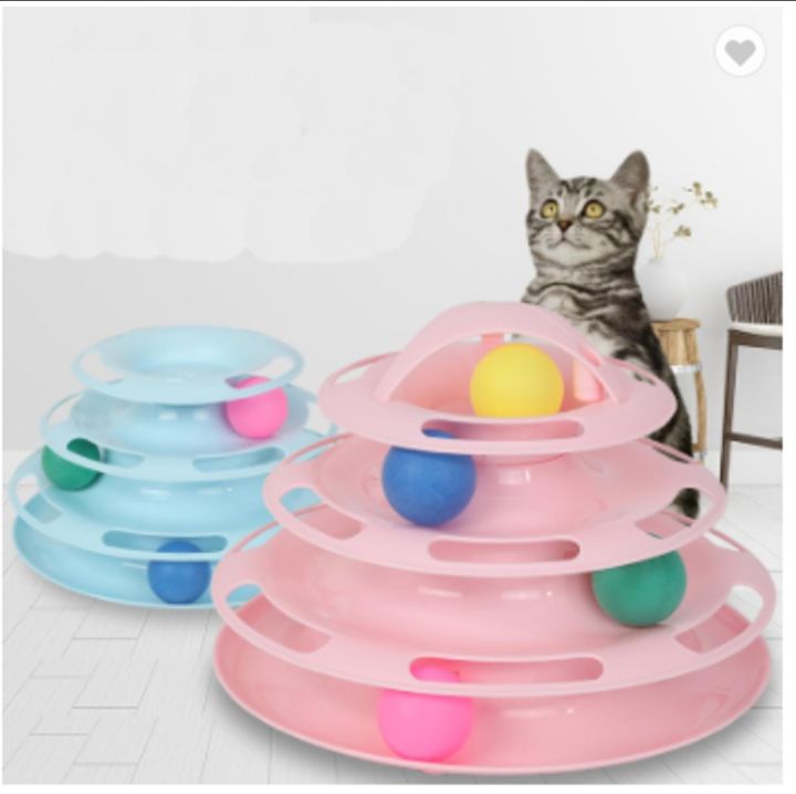 New Design Interactive Plastic Pet Cat Disk Scratcher Toy Cat Toys