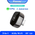 Pionray 2in1 Wireless CarPlay Dongle Wireless Android Auto Adapter Plug & Play For Car With Wired CarPlay/Android Auto. 