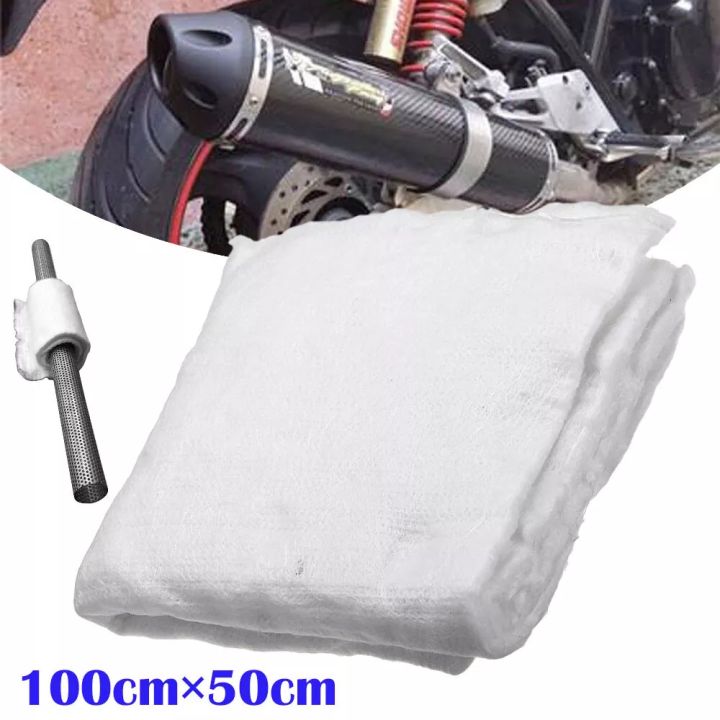 Motorcycle Exhaust Silencer Wadding Sheet Heat Insulation Cotton Soundproof Mat Blankets for Glass Insulation Car Accessories