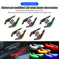 1 Pair Motorcycle Front Side Wing LED Light Kit Aerodynamic Wing Lights Universal Spoiler Lamp Motorcycle Decorative Accessories. 
