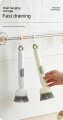 2-in-1 Liquid Soap Dispenser Cleaning Brush with Long Handle - Imported Kitchen Dishwashing Scrub Brush Kitchen Brush, Dishwashing Brush, Soap Dispenser Brush, Pot Cleaning Brush, Magic Cleaning Brush, Imported Kitchen Tools.