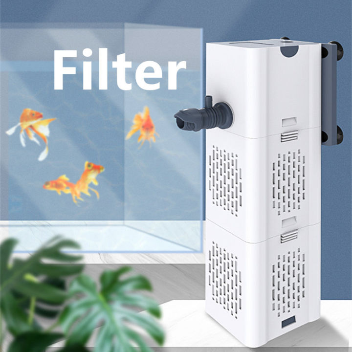 Aquarium Fish Tank Filter ThreeinOne Water Purification Circulation