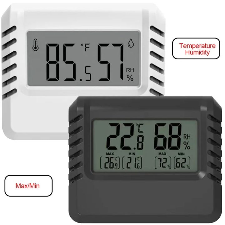Mini LCD Digital Thermometer Hygrometer Indoor Room Temperature ...