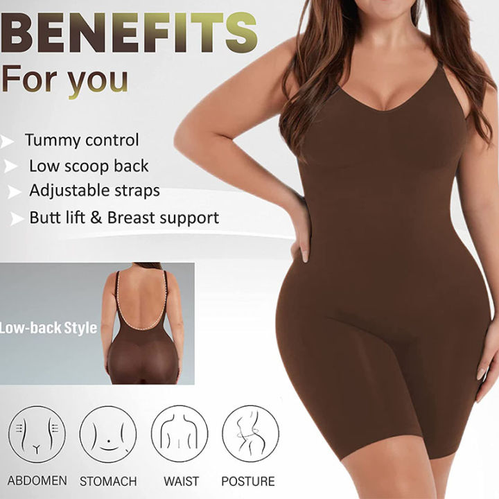 New%20Hot%20Bodysuits%20Full%20Coverage%20Shapewear%20Thigh%20Slim%20Body%20Suit%20Low%20Back%20Body%20Shaper%20Backless%20Jumpsuit%20Seamless%20Shapers%20Slimmer%20-%20Image%204