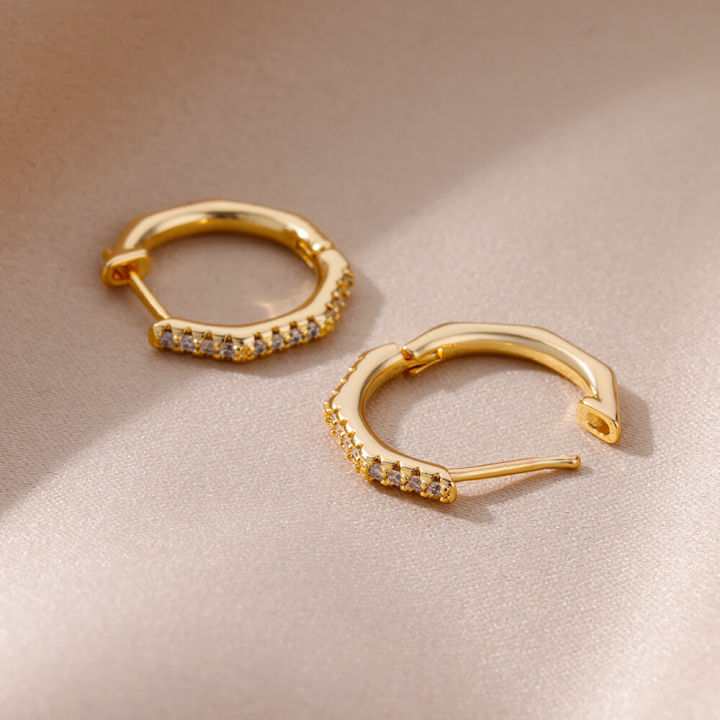 Zirconia%20Polygon%20Earrings%20for%20Women%20Stainless%20Steel%20Hoop%20Earrings%202024%20Trend%20Femme%20Bling%20Luxury%20Wedding%20Jewelry%20aretes%20mujer%20-%20Image%204