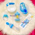 6 piece baby feeding set with essential accessories Includes a Mash Bati,Soup Bati,Fruit Pecifer,Chamos Fider,Mam Pot & silicon chamos.