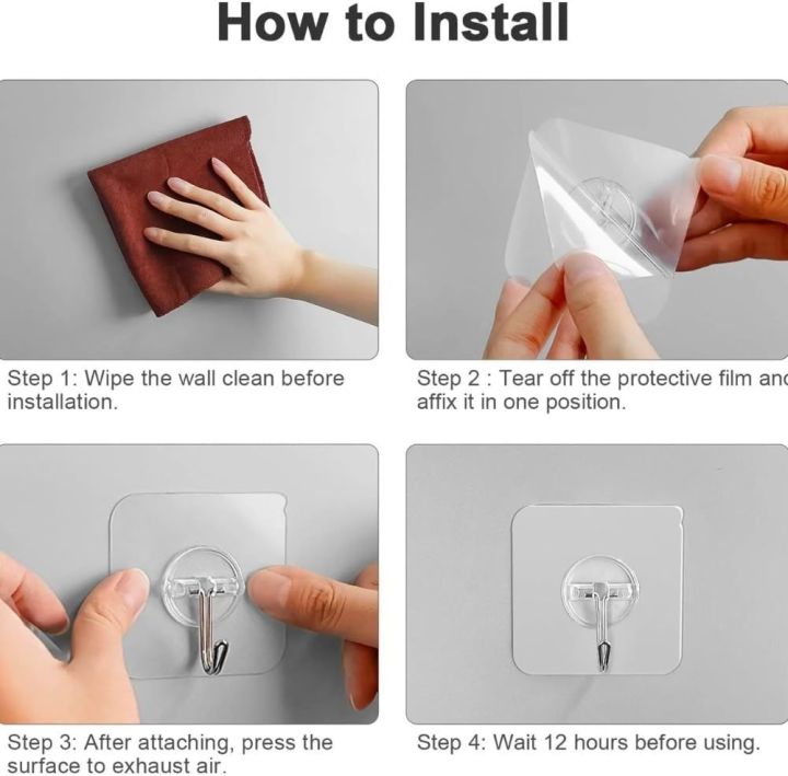 Heavy%20Duty%20Utility%20Wall%20Hooks%20for%20Hanging%20Clothe%20and%20Kitchen%20Bathroom%20Accessories%20Items,%20ABS%20Plastic%20Transparent%20Hanger%20for%20Towel%20Stainless%20Steel%20Self%20Adhesive%20Reusable%20Hook%20for%20Household%20(1,3,5,10%20Pcs)%20-%20Image%205