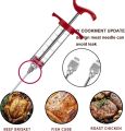 Meat Injector, Meat Injector Syringe Comes With Marinade Flavor Injector Needle. 