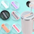40oz Replacement Tumbler Lid – Transparent Spill-Proof Sliding Cover for Stanley & Other Stainless Steel Cups. 