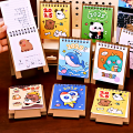 Cute calendar mini desk calendar 2025 2568 New Year gift giveaway gift assorted customers ready to ship from Thailand. 