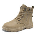 Men's British casual boots four season new soft-sole anti-slip high-top boots fashion youth outdoor comfort sports tooling boots. 