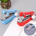 Home Handheld Sewing Machine Protable Outdoor Travel Clothes Fabrics DIY Stitchin Sew Tool Mini Manual Stitch Needlework Machine. 