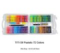 TiTi Oil Pastel 72 Colors Set. 