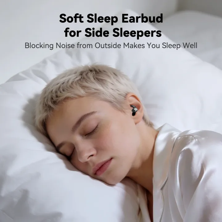 HTC%20NE76%20Bluetooth%20Earphones,%20AI%20Translator%20Earbuds%20Mini%20Invisible%20Sleep%20Earbuds%20Soft%20Wireless%20Headphones%20Orange%20-%20Image%205