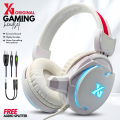 FunBug Gaming Headset Headphone with Noise Cancelling Microphone ~ Over the Ear White Gaming Headphones with Stereo Sound & Bass for Pubg Mobile PC Laptop Computer PlayStation4 Xbox PS4 PS5 Nintendo Switch, MAC OS ~ By FunBug. 