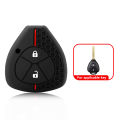 Silicone Car Key Cover Shell Case Chain for Toyota Rav4 Corolla E150 IQ Camry Icon Vitz Auris Yaris Aqua Porte. 