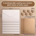 16pcs High-Quality Wedding Invitation Envelopes Special Paper Business Stationery Postcard Excerpt Envelopes. 