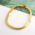 1PC metal handle frame accessories handbag evening bag detachable kiss lock buckle suitable for DIY handicraft bag wallet. 