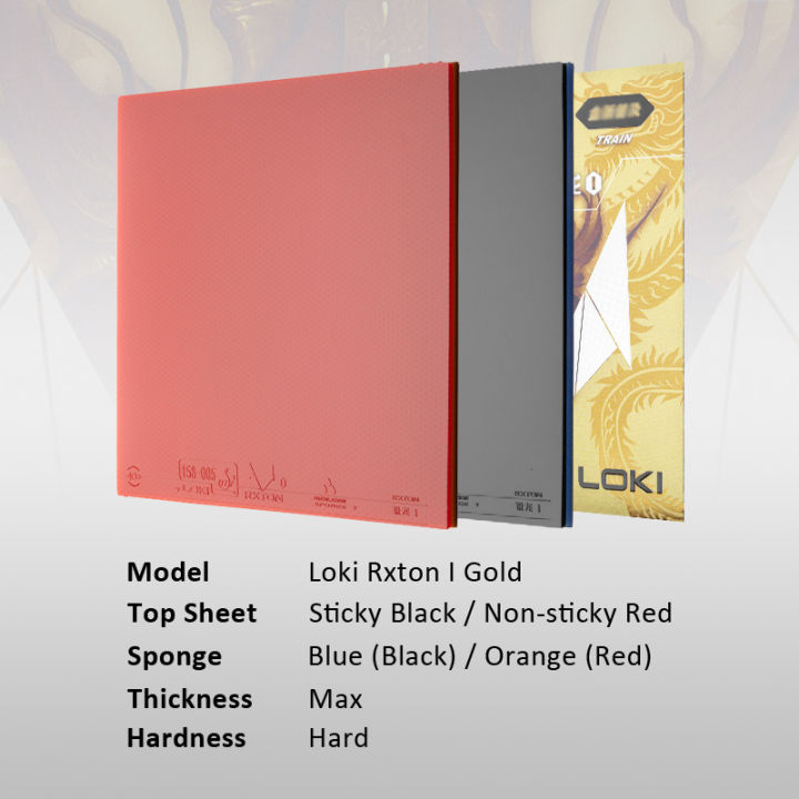 LOKI%20RXTON%201%20Gold%20Version%20Table%20Tennis%20%20Golden%20RXTON-1%20Allround%20Spin%20Control%20Ping%20Pong%20Sponge%20-%20Image%202