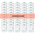 50/30/10 PCS Ems Muscle Stimulator Replacement Sticker Physiotherapy Electrodes Pad Tens Machine Conductive Gel Body Massage Pad. 