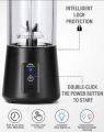Recargeable Juicer Blender 6 Blades 380ml - Portable Juicer Cup & Smoothie Maker Charging - Water Bottle Portable Fruit Juicer Machine (Double Click Start) By Bee To Door. 
