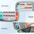 Carrying Case Compatible with Switch/OLED - For Console & Accessories Portable Hard Shell Pouch Carrying Travel Bag. 