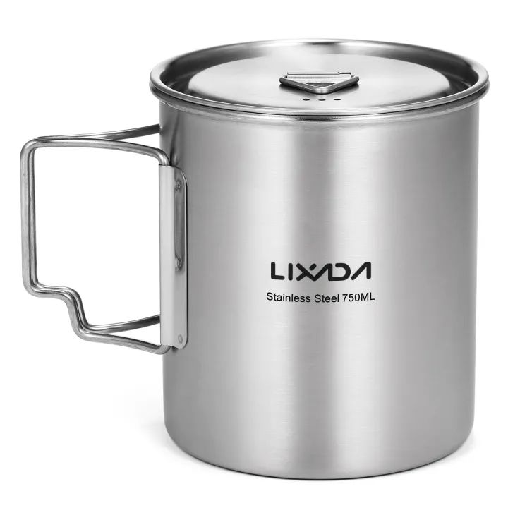 LIXADA%20750ml%20Stainless%20Steel%20Pot%20Portable%20Water%20Mug%20Cup%20with%20Lid%20and%20Foldable%20Handle%20Outdoor%20Camping%20Cooking%20Picnic%20Equipment%20-%20Image%205