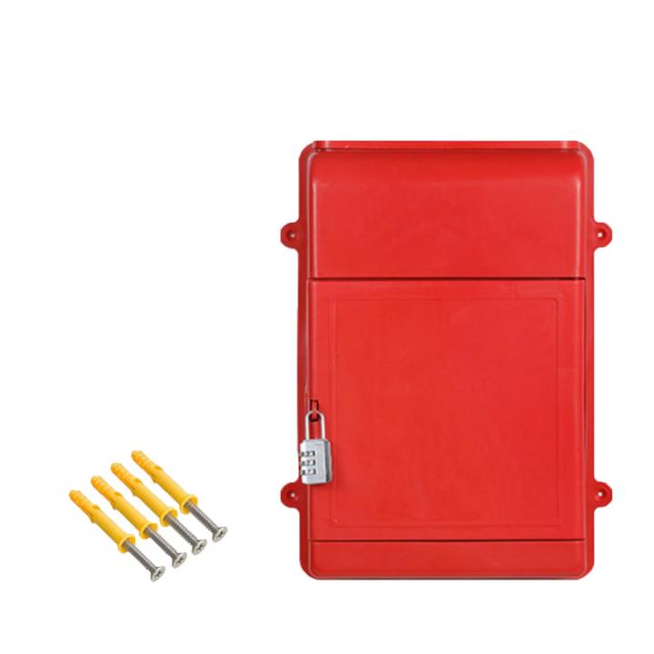 Wall%20Hanging%20Mailbox%20Post%20Box%20with%20Code%20Lock%20Donation%20Box%20Postbox%20Drop%20Box%20for%20Envelopes,%20Newspapers%20-%20Image%207