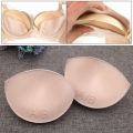 1/2/3Pair  Thick Sponge Bra Pads Breast Insert Push Up Bra Enhancer Swimsuit Bikini Padded Removeable Chest Accessories. 